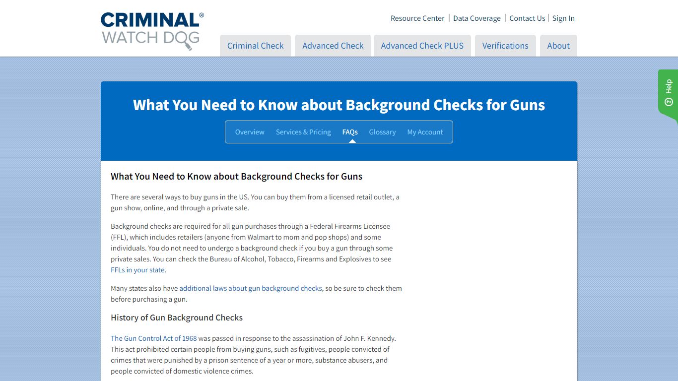 What You Need to Know about Background Checks for Guns