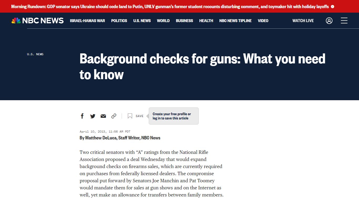 Background checks for guns: What you need to know - NBC News